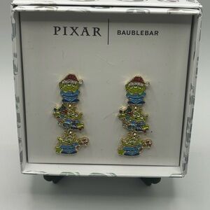 PIXAR BAUBLEBAR Toy Story Christmas Earrings Alien Disney Holiday Earrings NEW